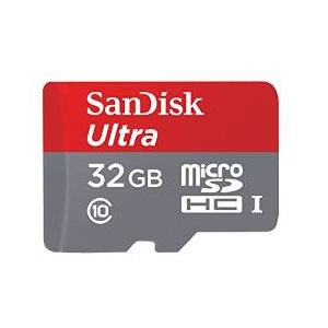 2.SanDisk Ultra - Tarjeta de memoria microSDHC de 32 GB