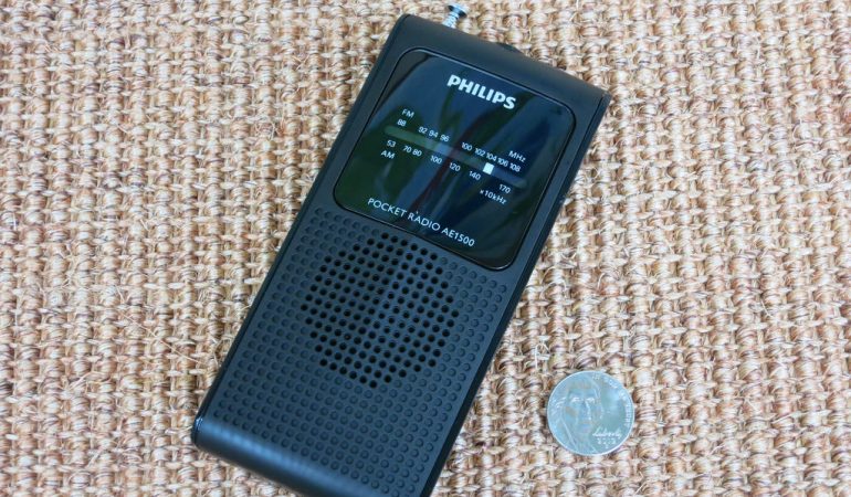 radio portátil de bolsillo Philips