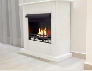 Chimenea Etanol y Gel Modelo Rafael Premium - Elige el color (Blanco)