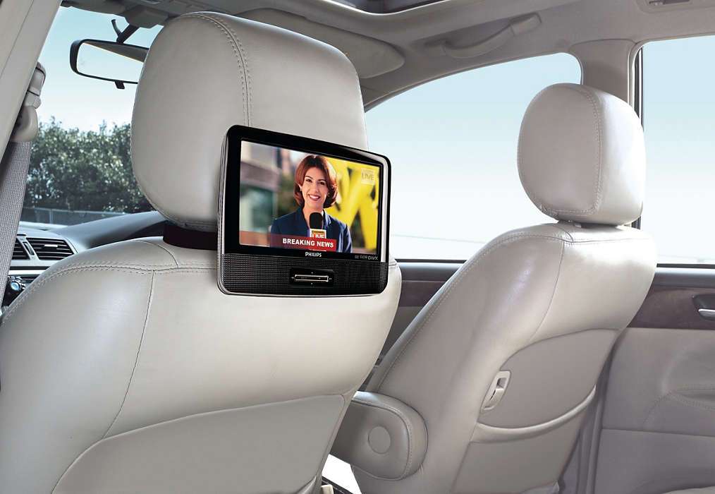 televisor portátil para viajar en coche