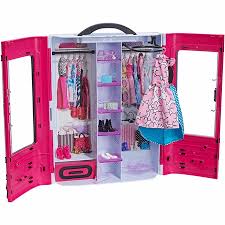 Armario Fashion Barbie con accesorios para muñecas